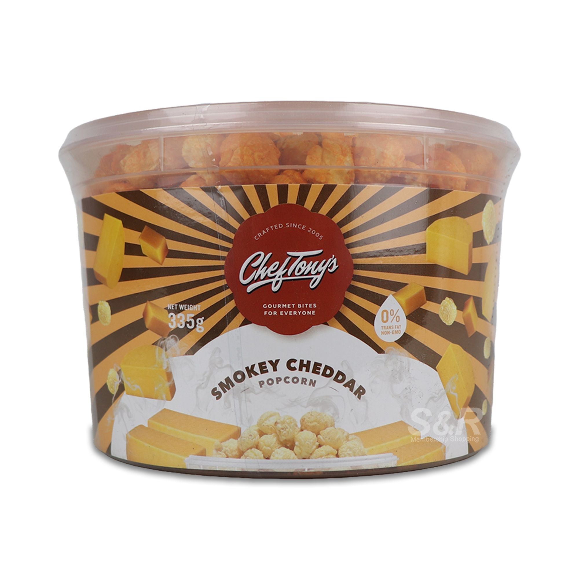 Chef Tony's Smokey Cheddar Popcorn 335g